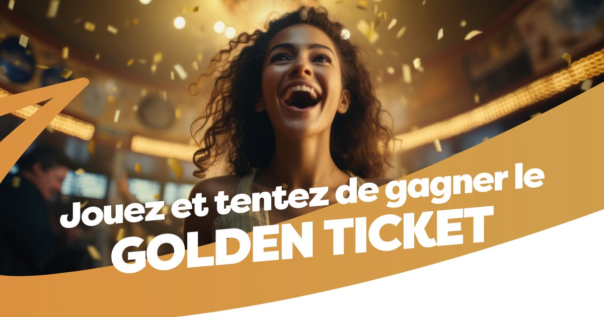 TERGrandEst's tweet photo. ⭐ Il est de retour ! ⭐
Tentez de gagner le Golden Ticket pour profiter d'1 an de TER Fluo gratuit 💸
C'est jusqu'à dimanche seulement...⌚
Pour jouer, c'est par ici 👉https://t.co/Zopl4G4OgU
#jeu #GoldenTicket #TERDays https://t.co/I2r47RxP8s