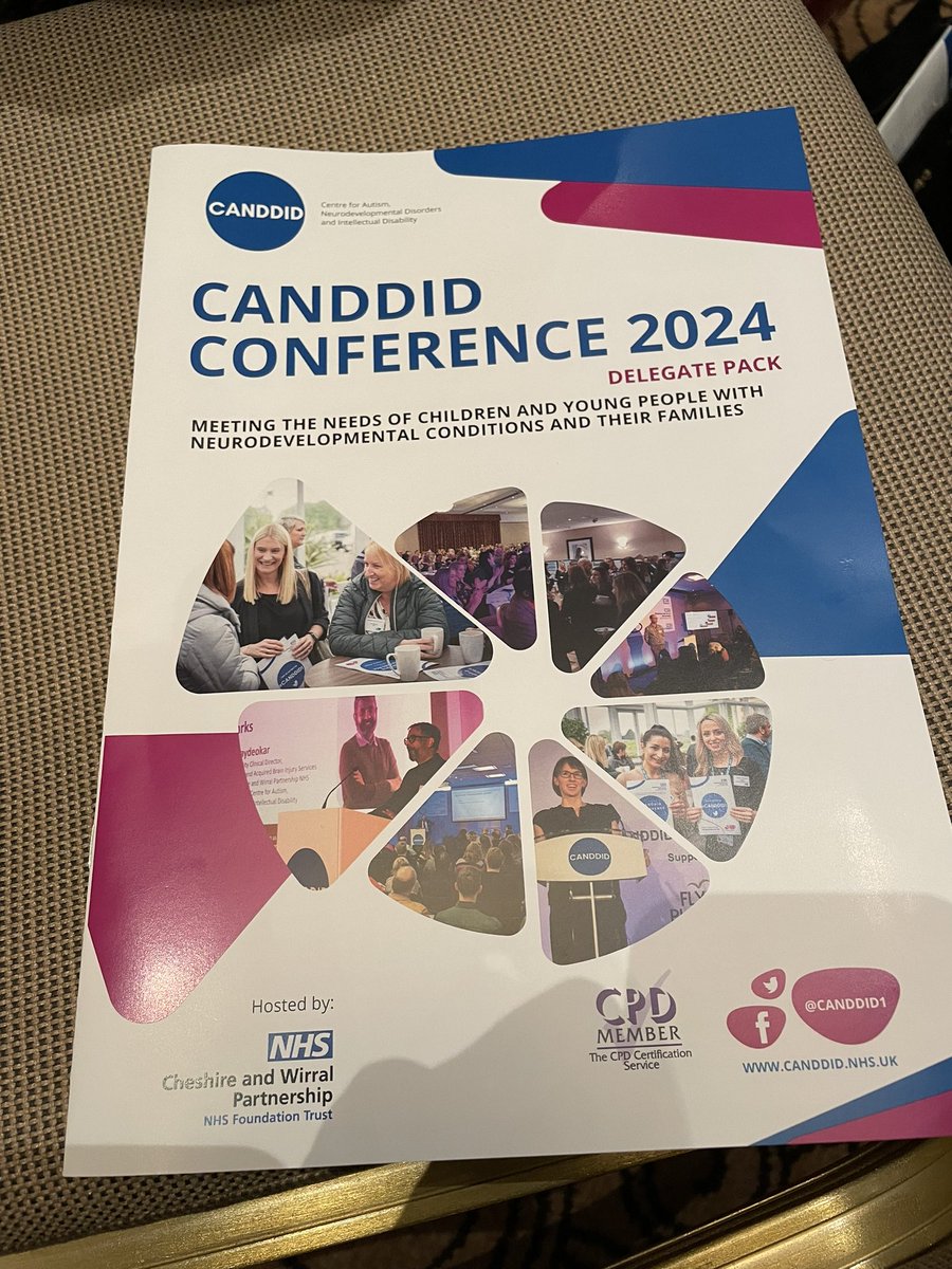 #CANDDIDConf24 First time at @cwpnhs conference focusing on needs of children & YP with neurodevelopmental needs. It’s a packed house!