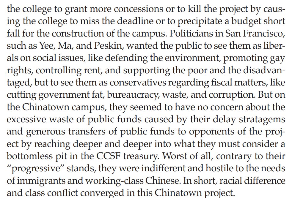 If you enjoyed my reporting on Peskin's home, you may appreciate this paper by L. Ling-chi Wang, Professor Emeritus of Asian American and Asian Diaspora Studies at Cal, on the 1997 fight to establish a Chinatown CCSF campus: escholarship.org/content/qt5q08…