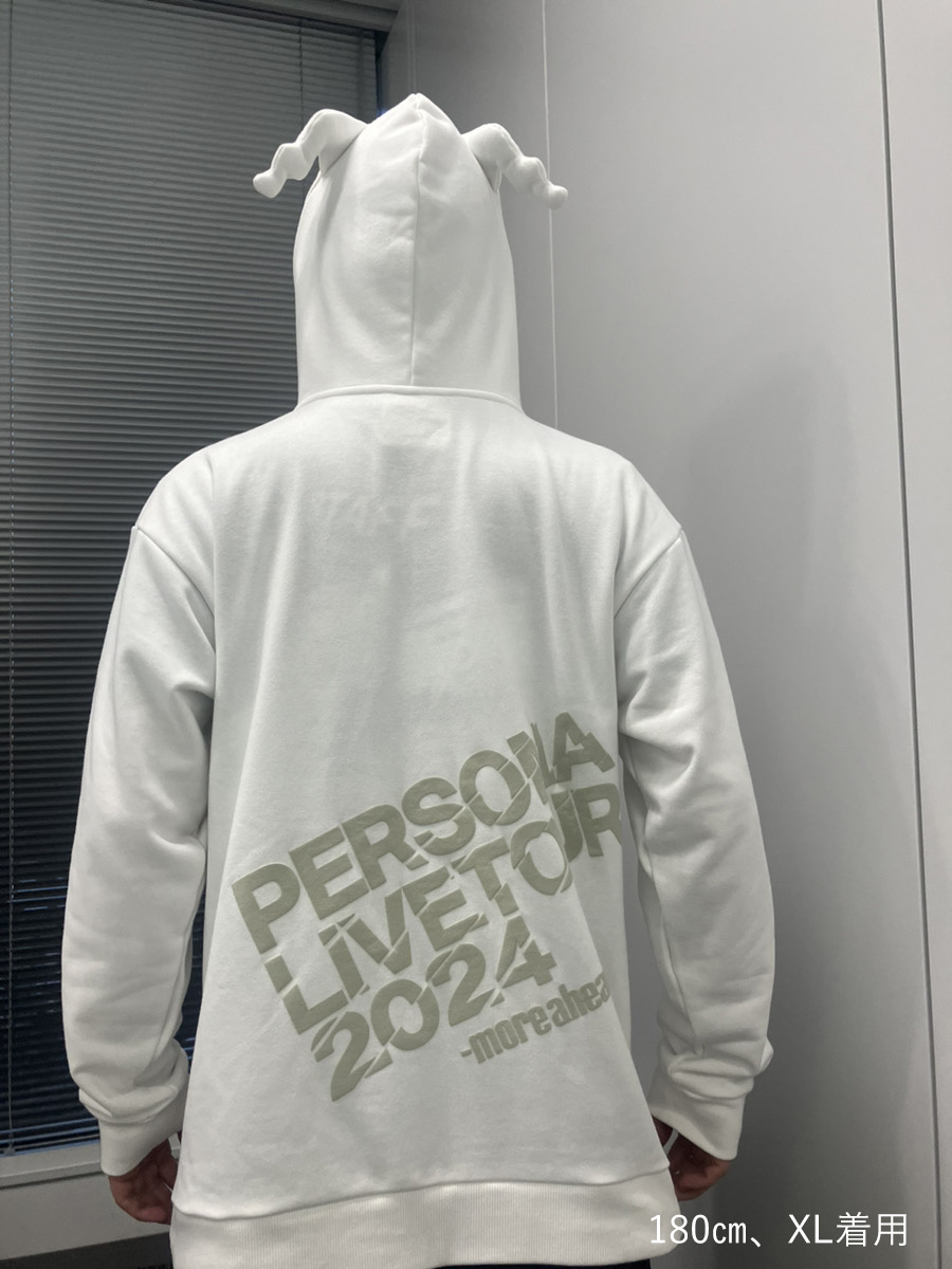 ジャック・フロスト パーカー ホワイト ペルソナライブ2024公式グッズ事前通販受付中👍ジャックフロスト