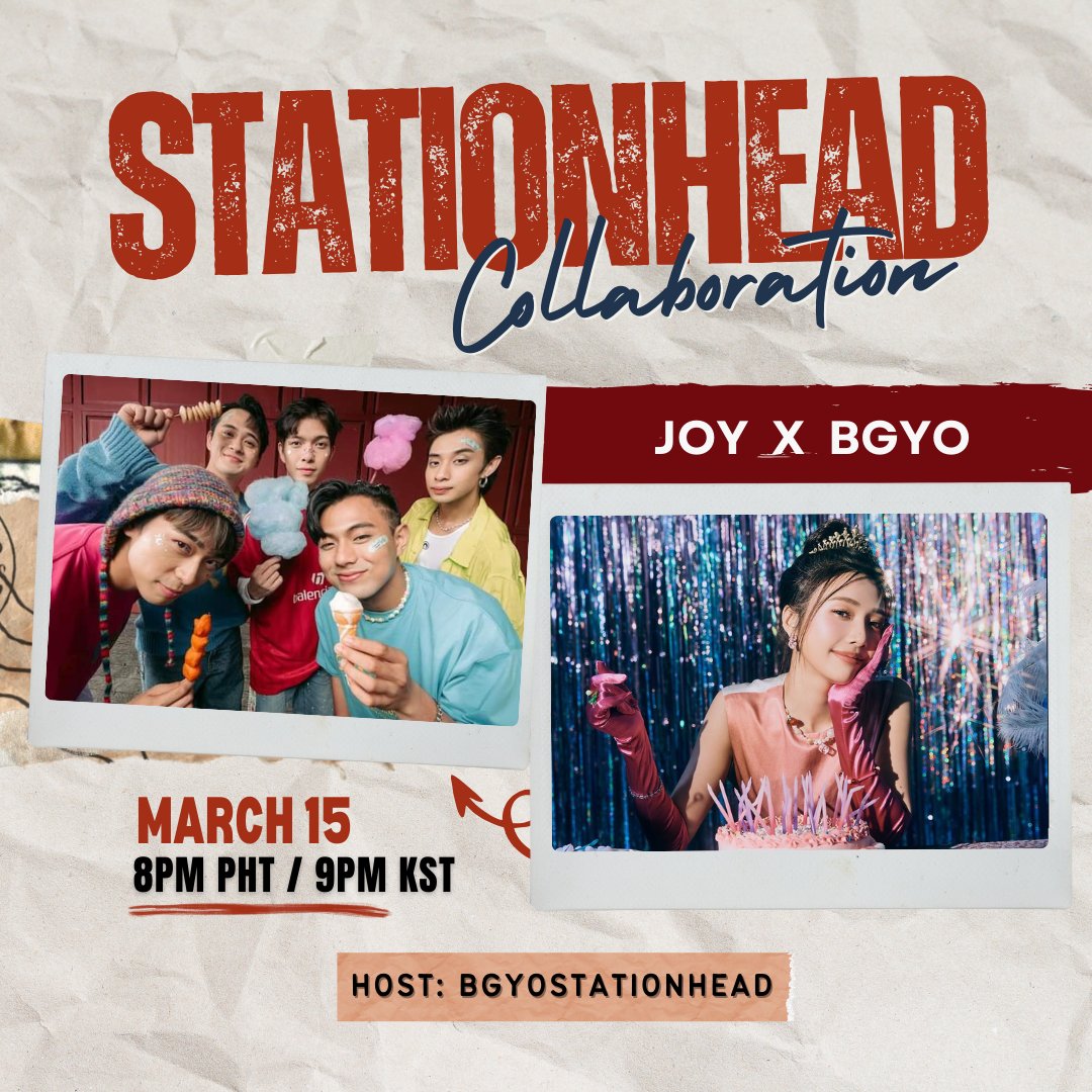 bgyostreamsquad's tweet image. 📢 Reminder

Part 2 of JOY x BGYO Streaming Party with @JOYful_station will happen tonight! 

⏰ 8 PM PHT
📻 stationhead.com/bgyostationhead 

See you on Stationhead!

#JOY #조이 @RVsmtown
#BGYO_Patintero
#BGYO @bgyo_ph