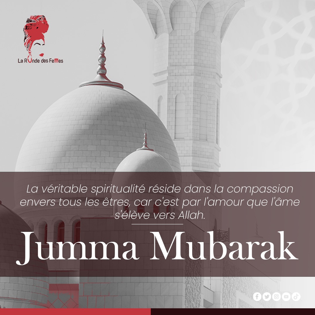 Premier vendredi de Ramadan : une journée de prière, de réflexion et de gratitude. Que cette période sacrée vous apporte paix et bénédictions. Bon vendredi à tous ! 🌙🤲 

#RDF #LaRondeDesFemmes #JummahMubarak #RamadanBlessings #Gratitude #Peace