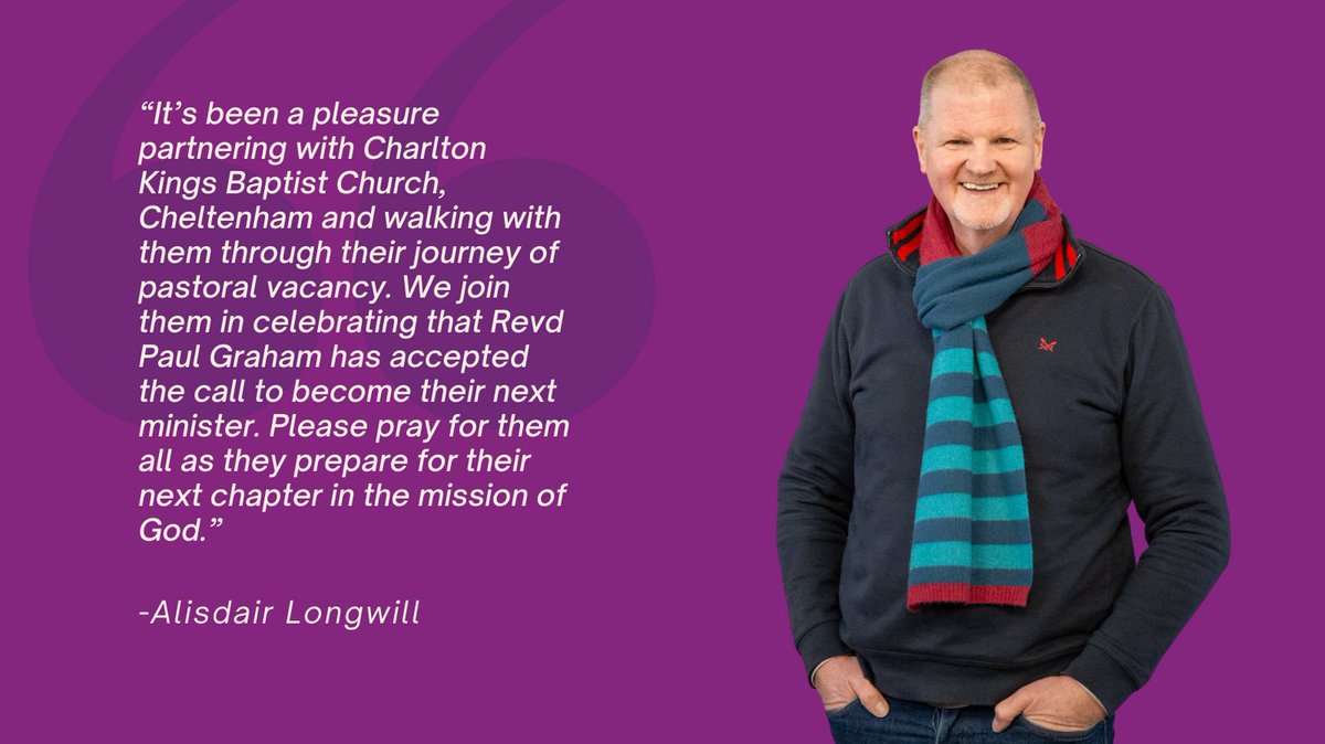 webnetcomms's tweet photo. Quote of the week... Alisdair, is celebrating Charlton Kings Baptist Church's next chapter in the mission of God.

#quoteoftheweek #webnet #regionalminister https://t.co/RrmWp2NrD4
