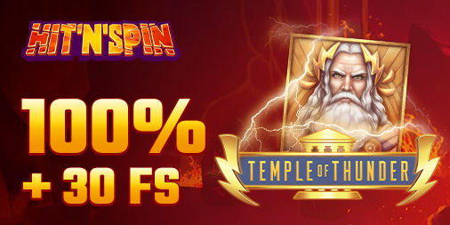 Otwórz magiczny prezent. Bonus 100% i zestaw 3⃣0⃣ darmowych obrotów czekają pod wirtualną choinką w grze Temple of Thunder!
📲Użyj kodu bonusowego 🎁HNS30🎁, aby otrzymać prezent!
💶Min. Kaucja: 15€
💶Maks. wpłata: 300€
🗓️Prezent dostępny do 18.03