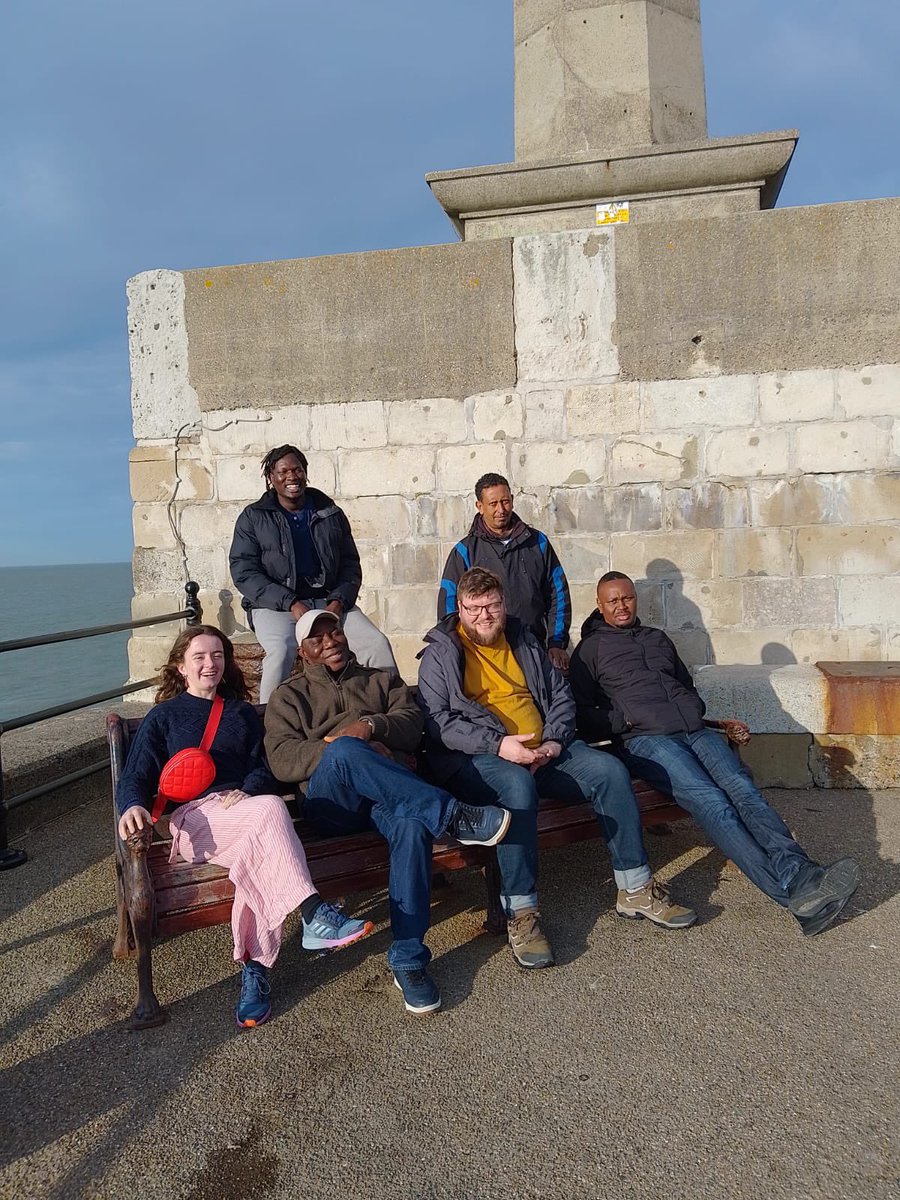 A day to treasure - thanks to #50forFree we went exploring and the sun came out at the seaside! #community #RefugeeTales