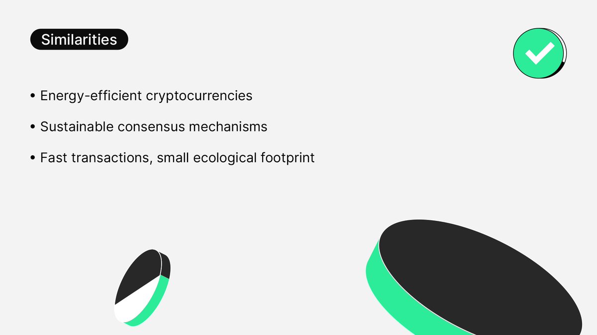 Two paths, one future: today we look at how #Chia and #Nano are rewriting  the rules of the crypto world. ￼￼🌱🌐Which coin do you prefer and why?  #bitpanda #crypto #comparison $Chia $Nano