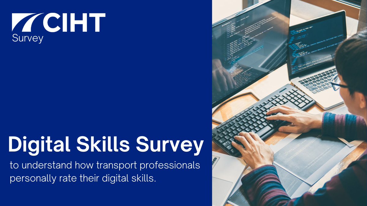 To understand how transport professionals rate their digital skills, we've launched a Digital Skills Survey. The answers will help us assess current capabilities & shape our recommendations to the sector. The survey should only take 5 mins to complete. surveymonkey.com/r/T2PHVR9