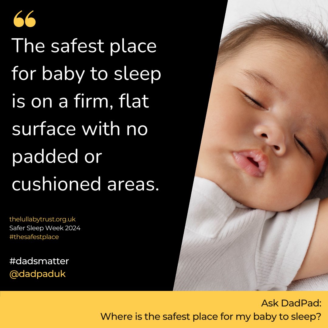 #FatherhoodFriday 😴 We've got a new blog up for #SaferSleepWeek2024, summarising all the key advice from @LullabyTrust and @hampshirescp on #thesafestplace for your baby to sleep: tinyurl.com/mh43xrj5 😴 #dadsmatter #safersleep #babysafety #backtosleep