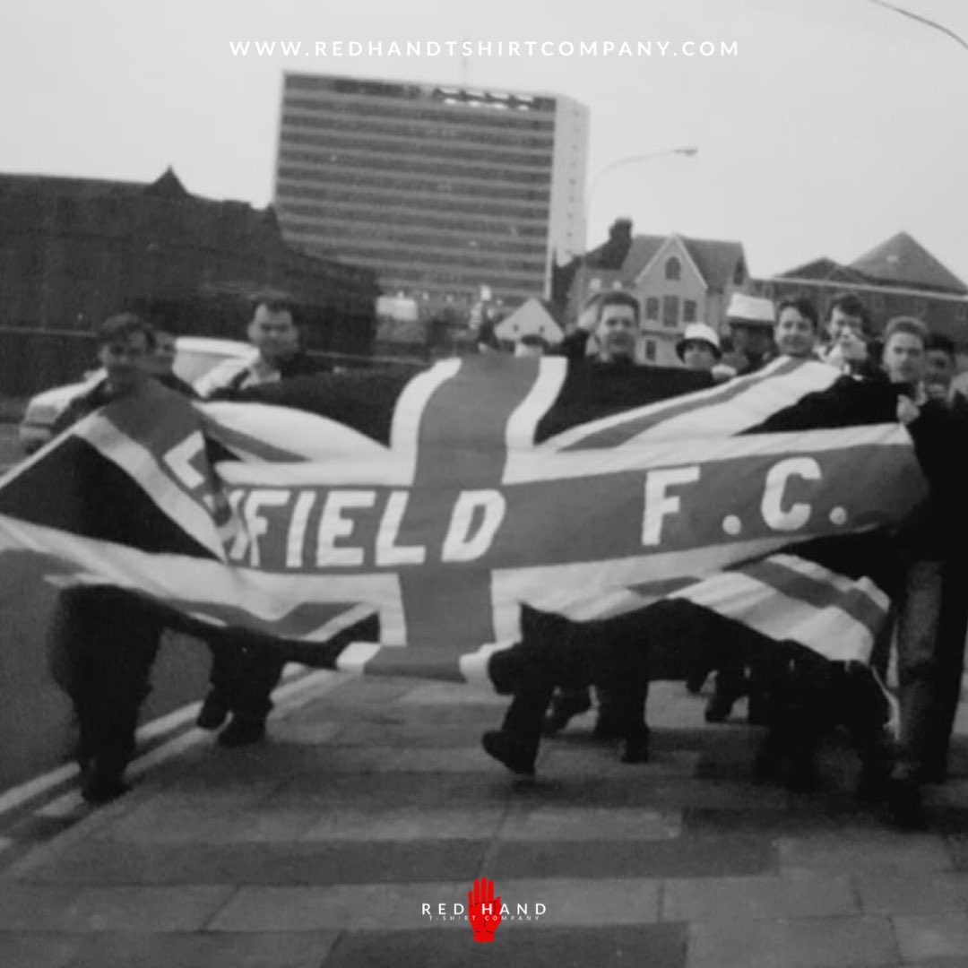 redhandtshirtco's tweet photo. The South Belfast Collection launching tonight 🇬🇧✋

A Linfield inspired range of organic cotton T-shirts, hoodies and sweatshirts. 

#belfastlinfield #southbelfastloyal #sectionf #linfieldloyal #linfield #blueunity #linfieldfc #linfieldfans #belfastloyal #nosurrender #redhandtshirtcompany