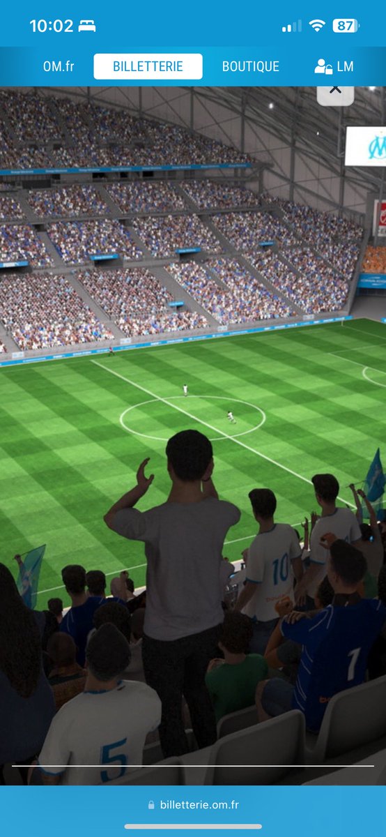 Vend 1 place OM x PSG le 31/03 ✅
Place en Jean Bouin Bloc R Porte 3
Vue 3D ci-dessous 👁️
Acompte obligatoire💰
Revente au prix d’achat 👍 
Certifié <a href="/biloEntraide/">OM BILLETS 🎟️</a> 
#TeamOM