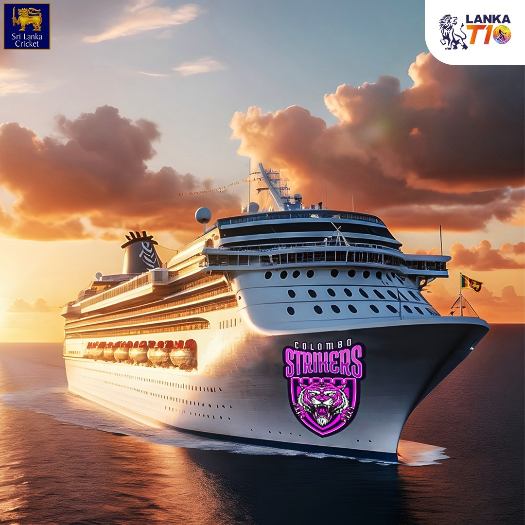 Ahoy! Cruising their way to #CricketsFastestFormat in the #LankaT10! 🛥️🌊 Representing the bustling capital Colombo! 🔥 Here’s welcoming 𝐂𝐨𝐥𝐨𝐦𝐛𝐨 𝐒𝐭𝐫𝐢𝐤𝐞𝐫𝐬, from the owners of @newyorkstrikers in the Abu Dhabi T10! 🔥 #T10League