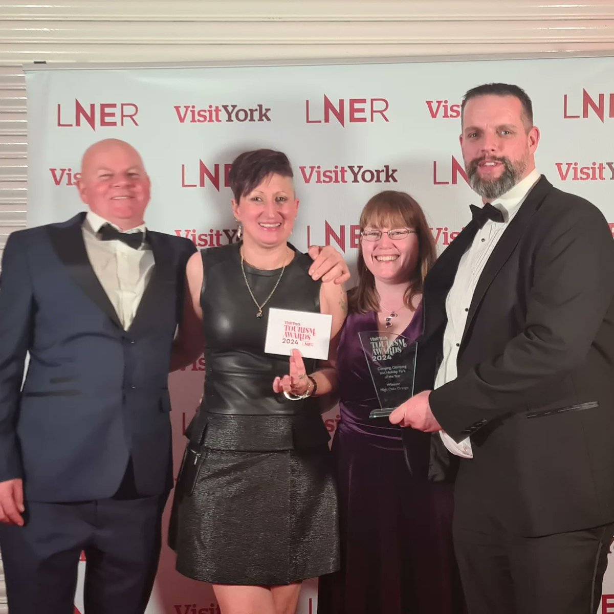 High Oaks Grange (@highoaksgrange) on Twitter photo Well what a night 🥳🤩 We are absolutely delighted to be awarded the Camping, Glamping & Holiday Park of the Year 2024 at <a href="/VisitYork/">✨ Visit York ✨</a> 🥳
#VYTA24 #tourismawards #holidayparkoftheyear #visityork #yorktourism #makeityork Well what a night 🥳🤩 We are absolutely delighted to be awarded the Camping, Glamping & Holiday Park of the Year 2024 at <a href="/VisitYork/">✨ Visit York ✨</a> 🥳
#VYTA24 #tourismawards #holidayparkoftheyear #visityork #yorktourism #makeityork
