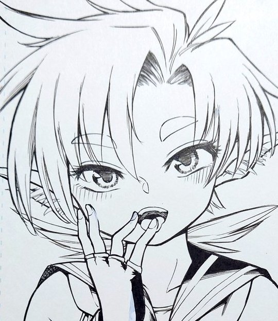 瞳の描き分けアナログペン入れ 
