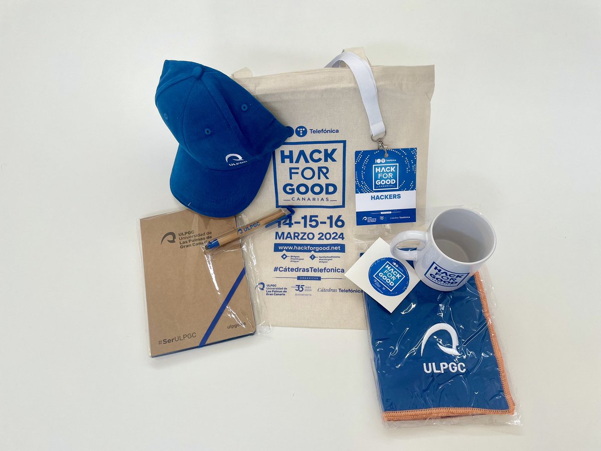 H4GCAN's tweet photo. 🎒¡Vaya Kit que tienen nuestros hakers!
¡Gracias! ☺️
#HackForGood #HackForGood2024 #H4Gcan #ulpgcparati https://t.co/zzzKJpFqlB