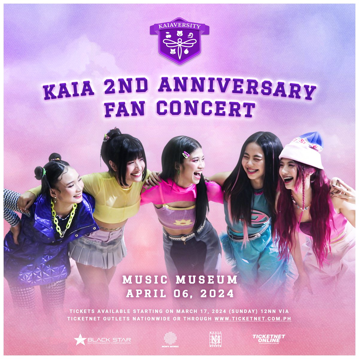 KAIAOfficialPH's tweet photo. [KAIAVERSITY]

KAIA 2nd Anniversary Fan Concert

🗓️ April 6, 2024 | 7PM
📍 Music Museum, San Juan, Metro Manila

See you this coming semester, ZAIA!❣️

#KAIA #KAIAVERSITY
#2ndKAIAnniversary https://t.co/hrcOUDdfVQ