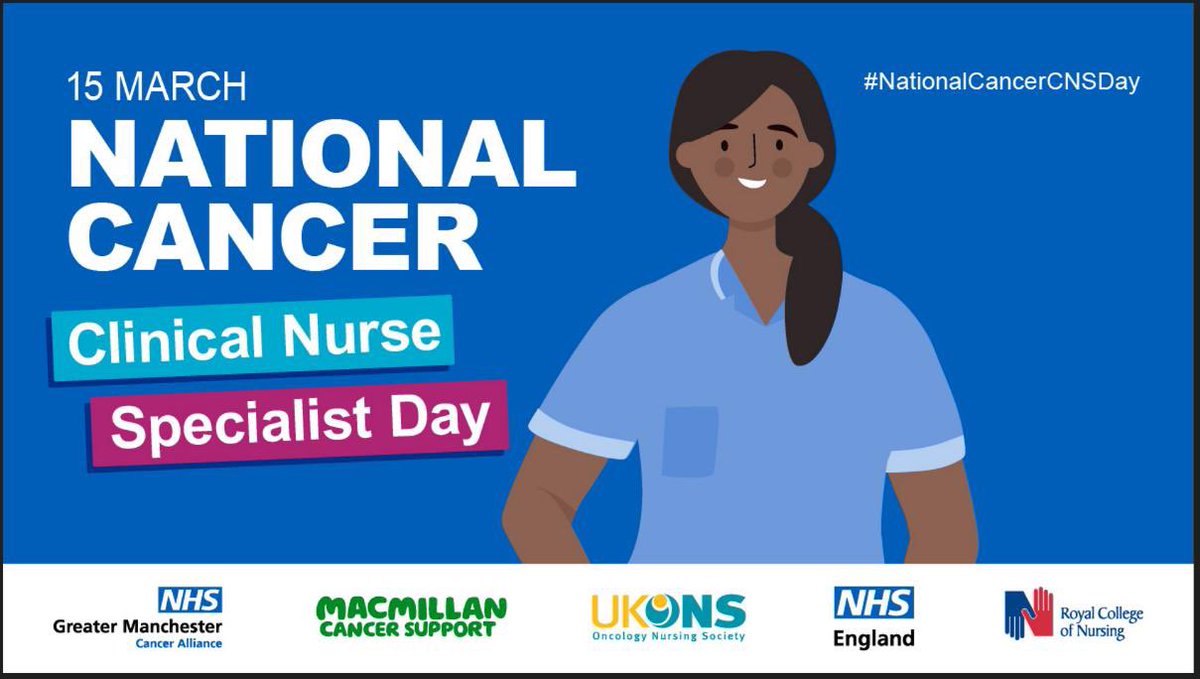Celebrating our amazing Cancer Clinical Nurse Specialist teams today @ CDDFT #NationalCancerCNSDay