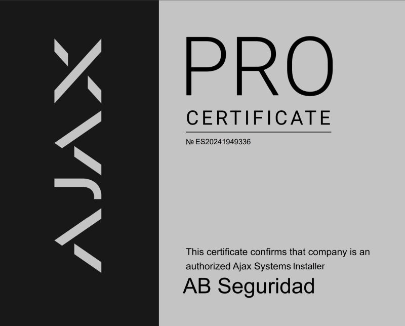 AB_Seguridad's tweet photo. ➡️ AB Seguridad es Partner Autorizado de @ajax_systems, el fabricante de soluciones de seguridad para hogares y empresas.

- Sistemas de #alarma y #CRA
- Sistemas de videovigilancia #CCTV
- #Presencia e #intrusiones
- Detección y Protección Contra #Incendios e #inundaciones https://t.co/WrJ3QeB8Tv