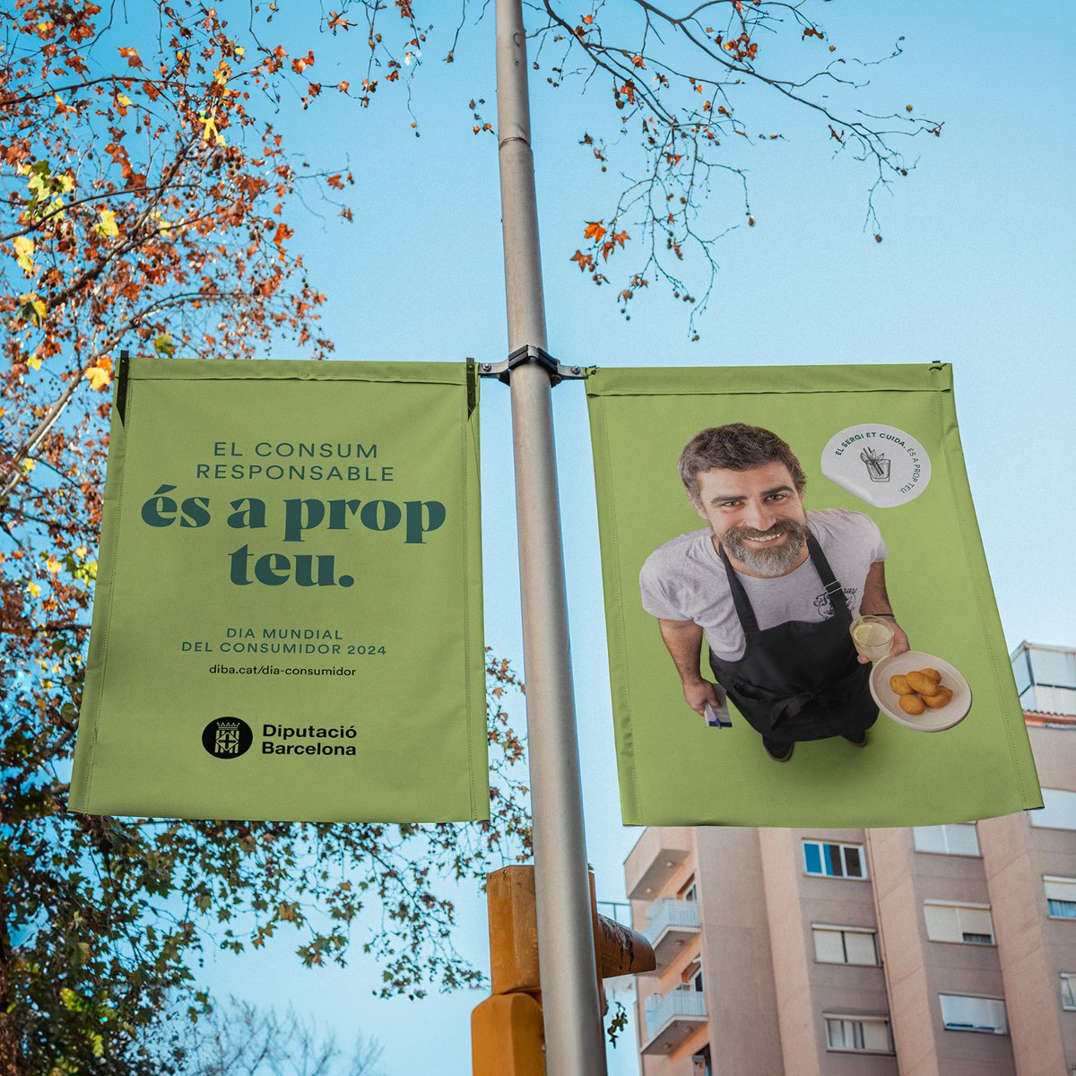 Avui #DiaDelConsumidor compartim la campanya “El consum responsable és a prop teu”, que hem impulsat amb l'Estudi Manera i Bruna Audiovisual per la Diputació de Barcelona.

Protagonistes del barri per reivindicar el consum de proximitat, el consum conscient que transforma!
[1/2]