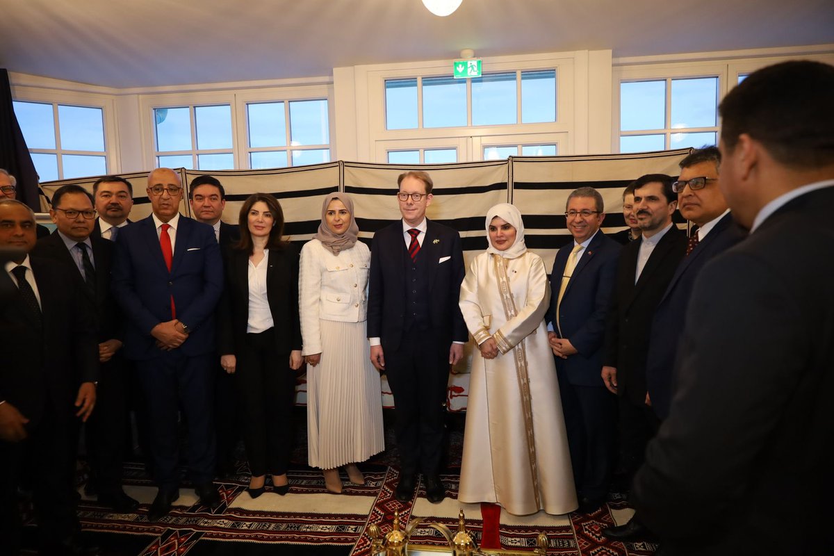 N_AlShaibi's tweet photo. Gratitude Excellency @TobiasBillstrom for gracing our Iftar, alongside esteemed @OIC_OCI ambassadors. Our discussions underscore the depth of our diplomatic relations &amp; shared commitment to advancing mutual interests. Looking forward to sustained collaboration &amp; partnership ahead https://t.co/jTaASPbve5