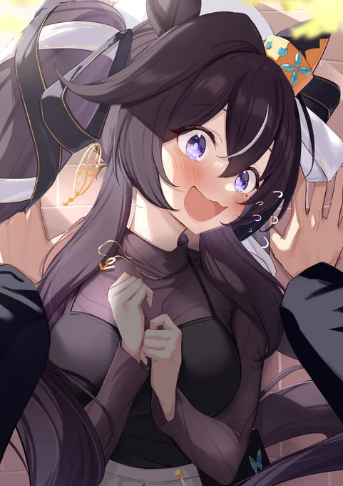 「(えっ、う、うそうそっ!?)」#ヴィブロス #ウマ娘プリティーダービー 