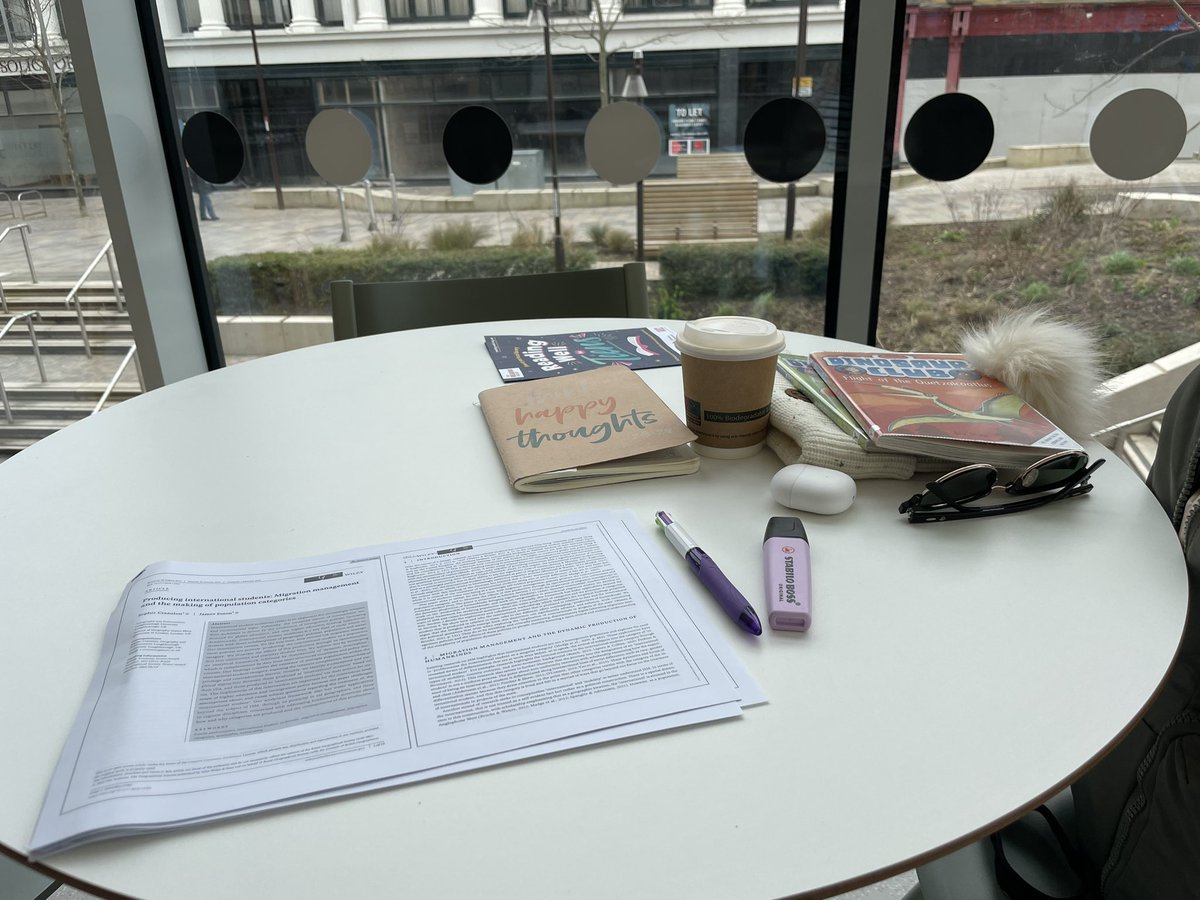 Another day, another nap-time and more KiT reading and planning for next year. The workspace in the new #nottinghamcentrallibrary is fab