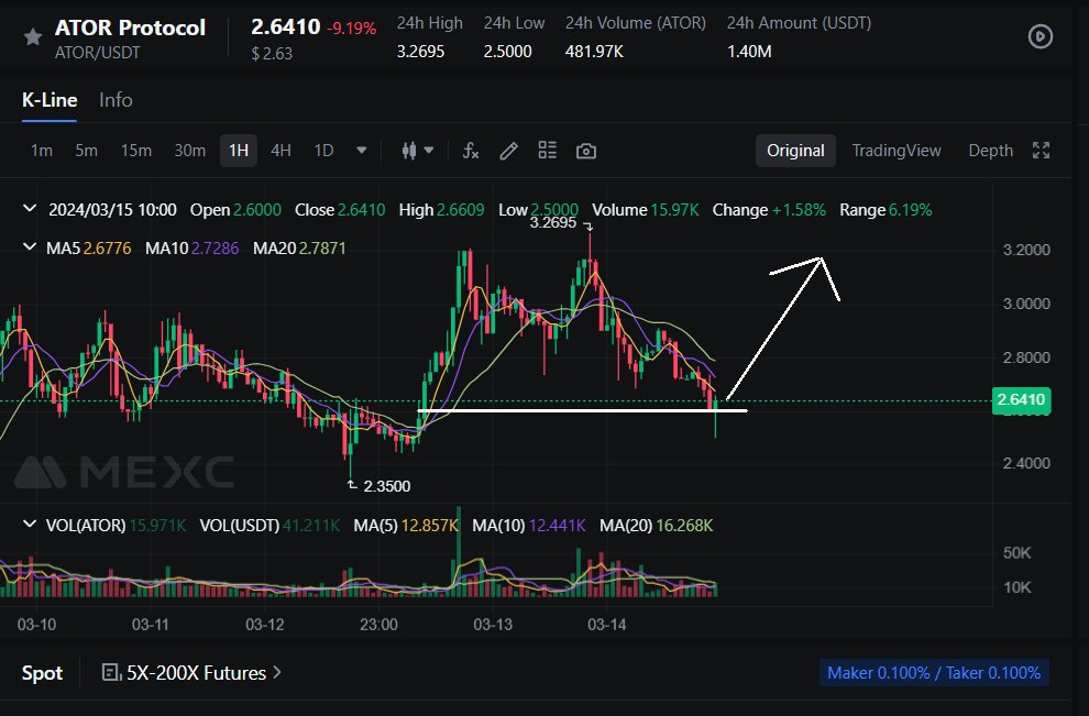 Crypto_Loni7's tweet photo. Looks like last chance to buy $ATOR at this price after $BTC dip. $ATOR Holding line really well, will explode the coming weeks, 15$ minimum for @atorprotocol https://t.co/kEAA3xmlpM