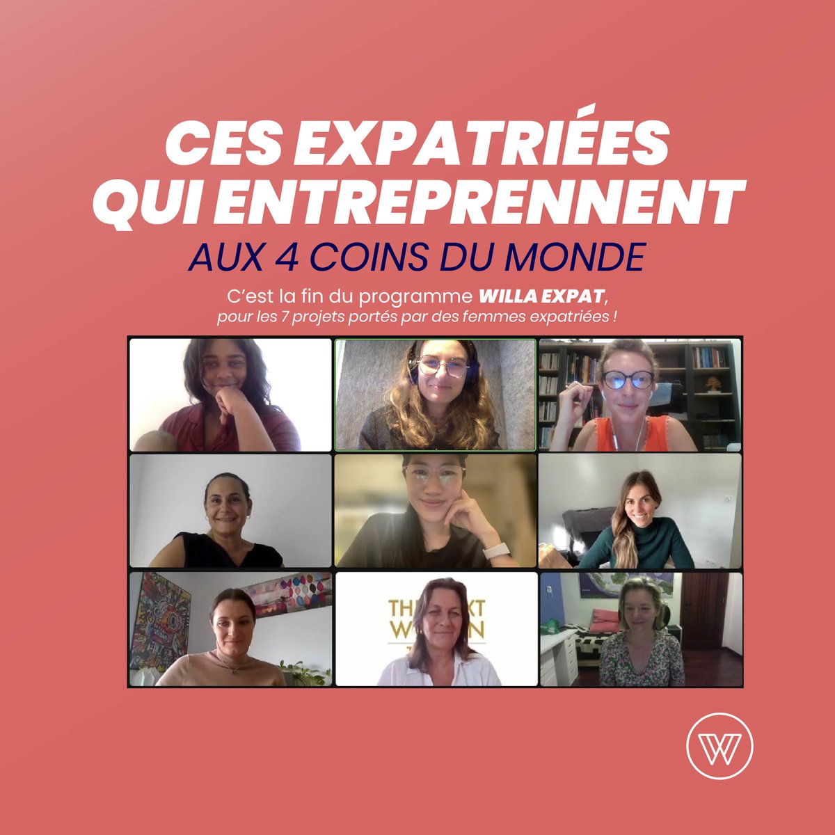 Elles ont entrepris aux 4 coins du monde 🌎 La troisième promotion du programme WILLA Expat touche à sa fin ! Merci à toutes pour votre participation, on a hâte de suivre vos prochaines aventures à travers le monde 💜 Pour découvrir le programme 👉 bit.ly/3UhLEeJ