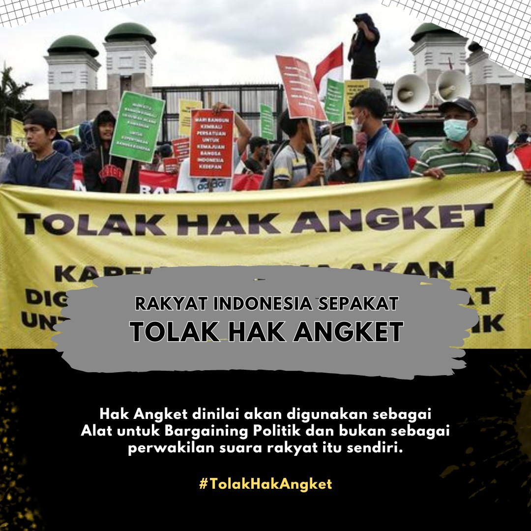 Rakyat Indonesia Sepakat Tolak Hak Angket
#HakSopirAngkot #PenciptaanKerja #PolitikIndonesia #TolakHakAngket