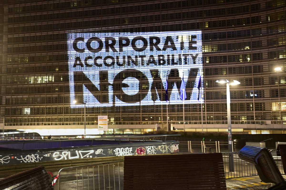 ⏰Today! The @EUCouncil are scheduled to vote on the #CSDDD. 📜The EU has an obligation to defend human rights & the environment in line with @UN & @OECD principles. @EUCouncil, say YES to the CSDDD! #COREPER #JusticeNotProfit 📸Philip Reynaers