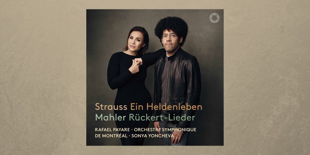 OUT NOW! @rafaelpayare and @OSMconcerts join forces with Sonya Yoncheva to release Strauss's Ein Heldenleben and Mahler's Rückert-Lieder on @PENTATONEmusic. Listen here 👉 buff.ly/48Piee9 #AppleMusicClassical