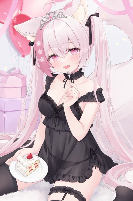 遅ればせながら、ふぇりしあさん(#FeliciaFleur)のお誕生日記念イラストを描かせていただきました!おめでとうございます 
