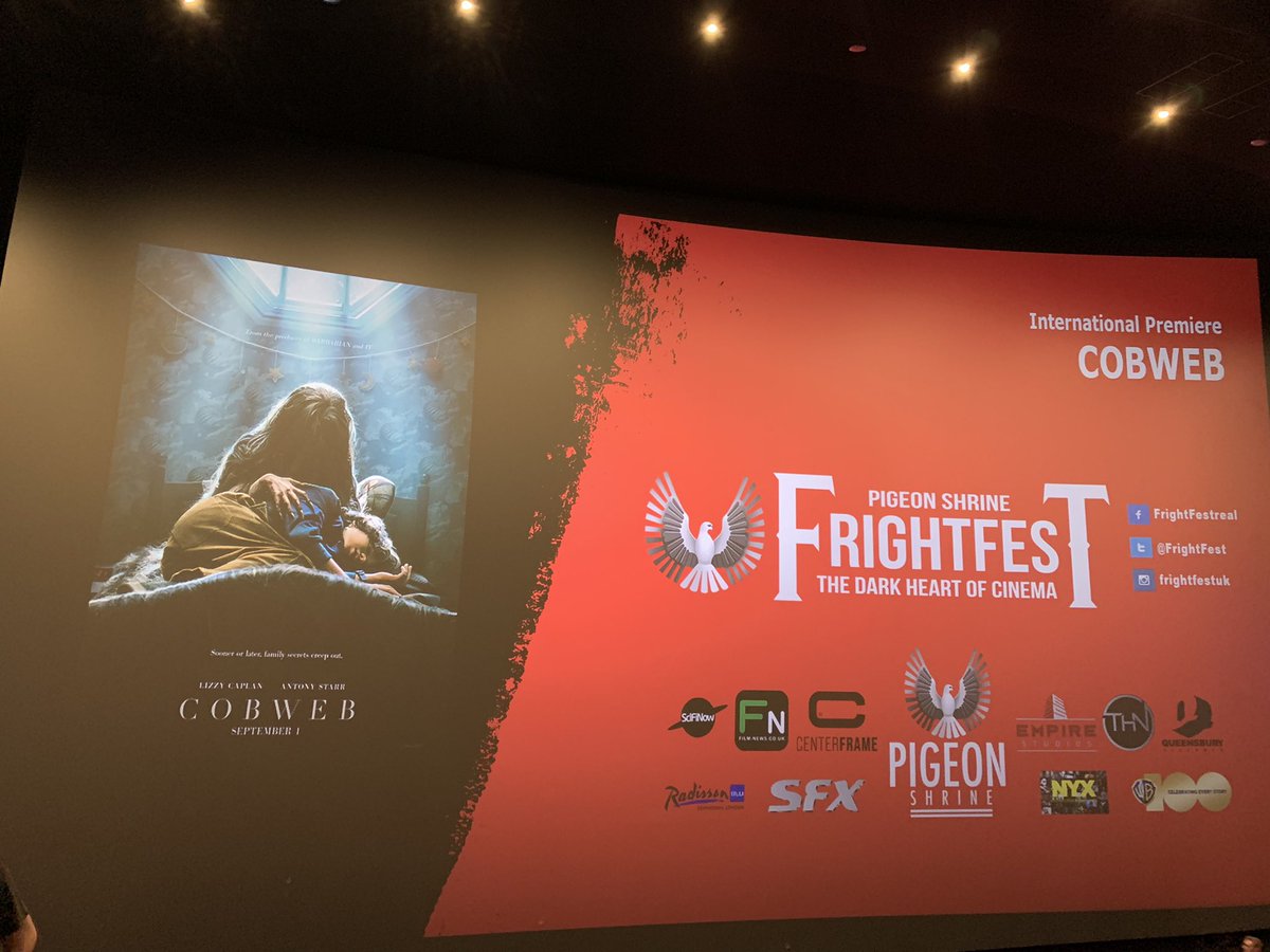 @letterboxd would love to see you lot at @FrightFest in august. Especially as it’s their 25th birthday @thepigeonshrine #FrightFestFamily