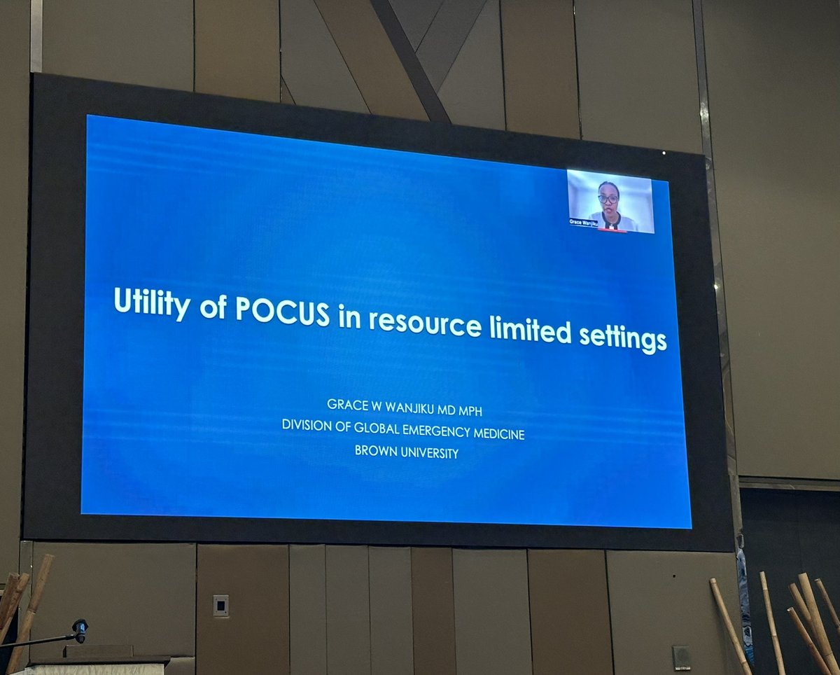 docjon75's tweet photo. Truly an extraordinary privilege to moderate for @gw_wanjiku on her talk on Utility of POCUS in Resource Limited Settings. Equal parts informative and inspiring! Thank you for gracing our convention. https://t.co/ztxufuljlw