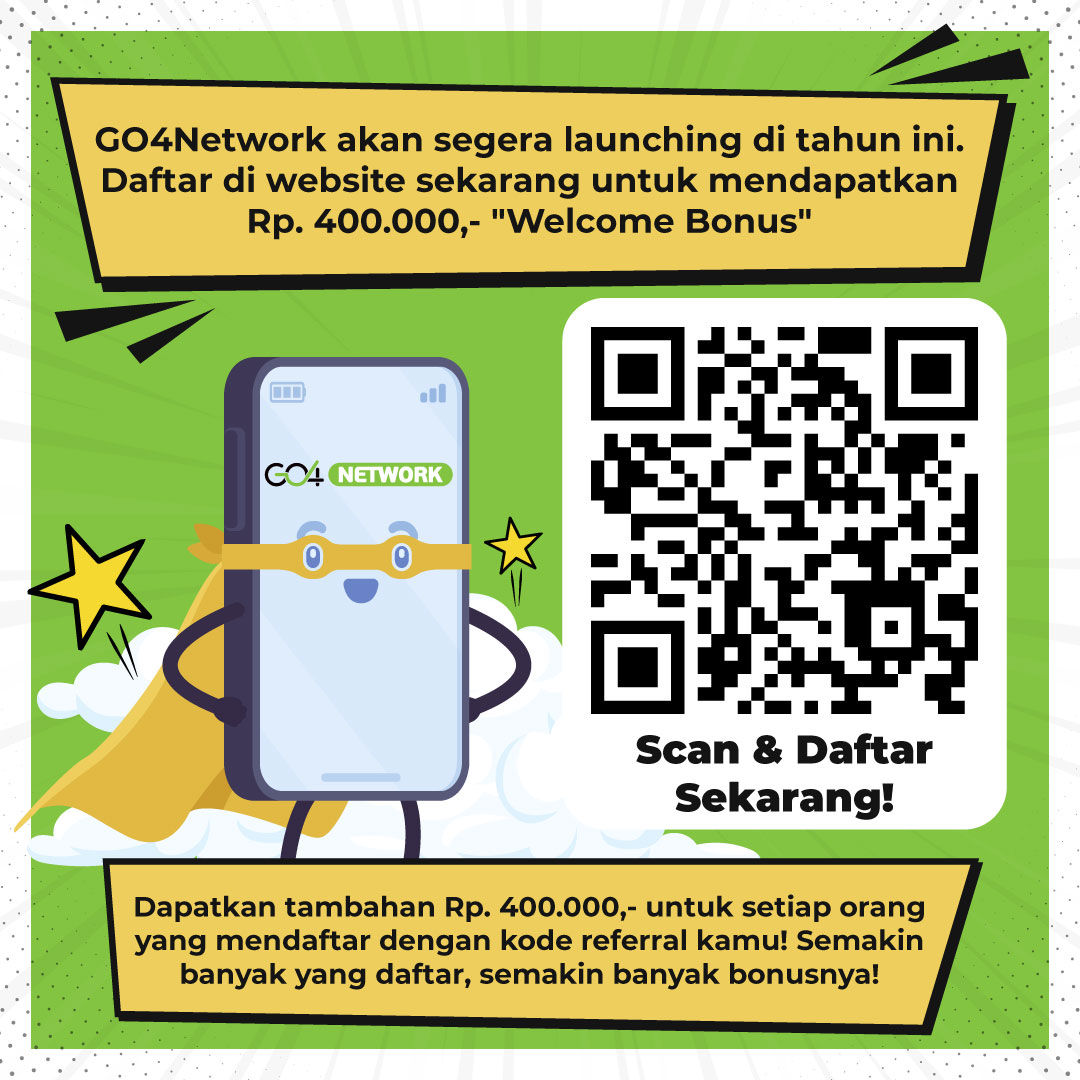 SuhadaMoch's tweet photo. Beli paket kuota dapet bonus SMS &amp; telefon, tapi bonusnya selalu gak terpakai dan hangus? Jangan biarkan terbuang sia-sia, jual bonus SMS, telfon dan kuota internet di aplikasi GO4Network. Daftar sekarang scan QR code dan dapatkan Rp 400.000! https://t.co/6YjFM6lEyJ
