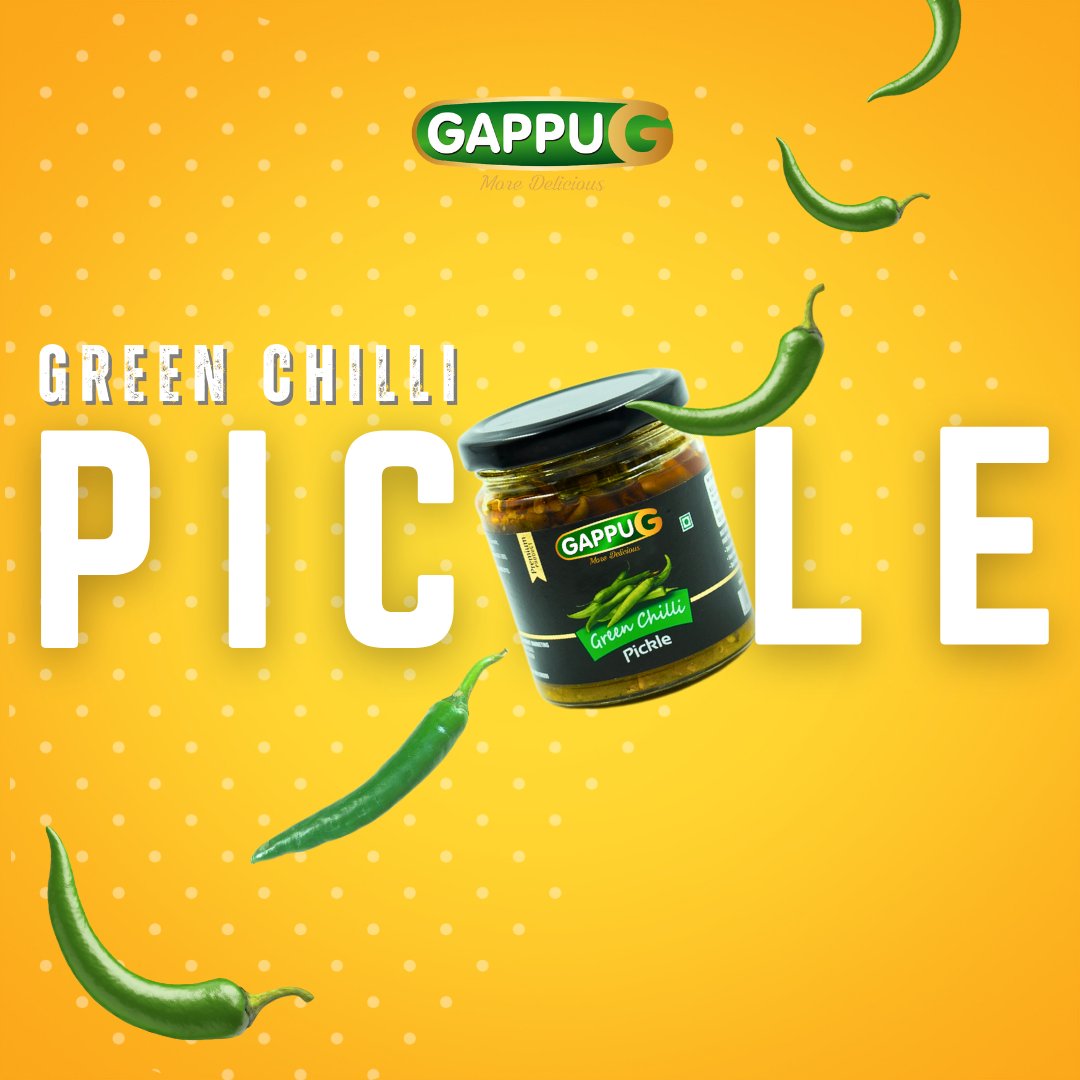 GappuG_Food's tweet photo. TANGY &amp; SPICY-Not everything good tastes sweet
#gappug #pickles #aromatic #sidedish #products #indianfood #chilli #seasoned #green #flavours #india #organicfarming #tastyfood #freshproduce #versatile #recipes #try #hot #healthylife #Sweet #spicy #condiment #homemade #food #foodie https://t.co/HL5KEWTHY1
