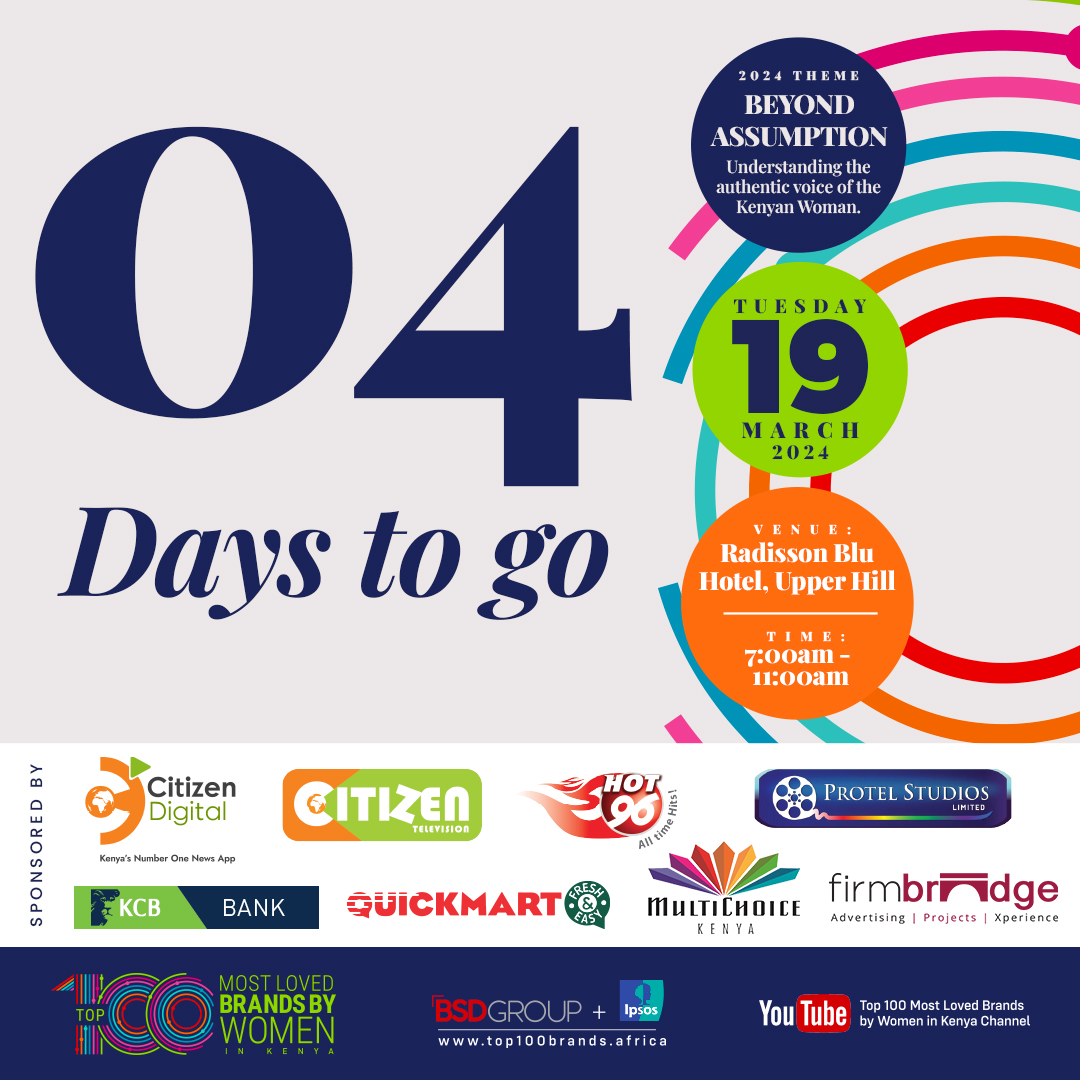 top100brands's tweet photo. 4 Days to go!! @BrandBSD @Ipsos_Kenya
#top100brandsafrica #data #kenya #ipsos https://t.co/inlEioZO2G