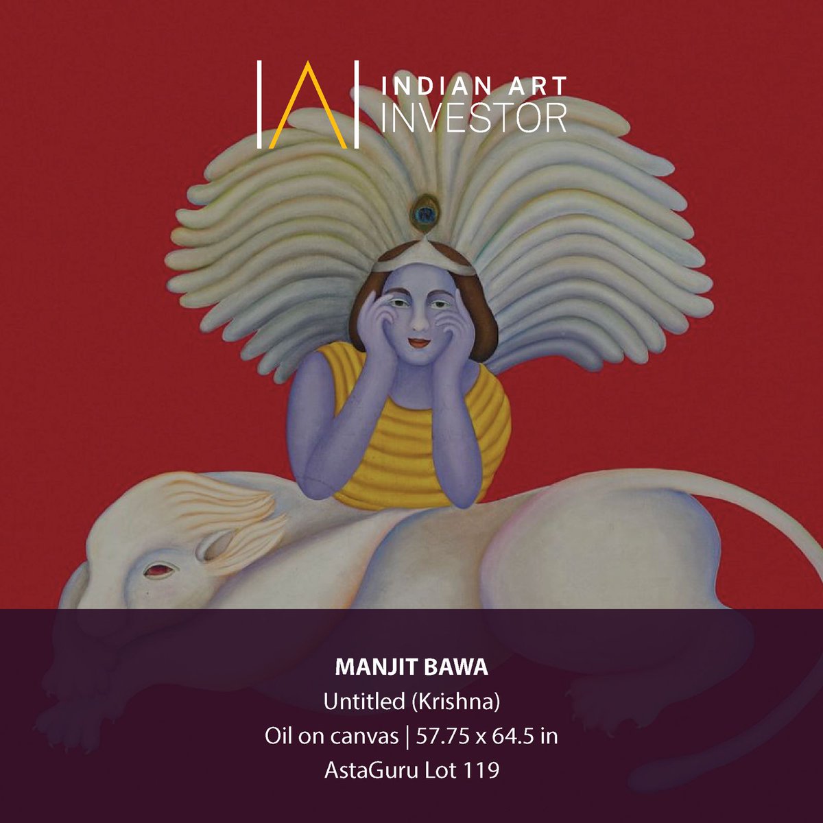 Did you know? Manjit Bawa’s Untitled (Krishna) is the second most expensive artwork sold at auction in Q3FY24.
.
#indianartmarket #investment #artadvisory #artworld #artinvestor #investmentplanning #investmentopportunity #affordableart #affordableinvestment