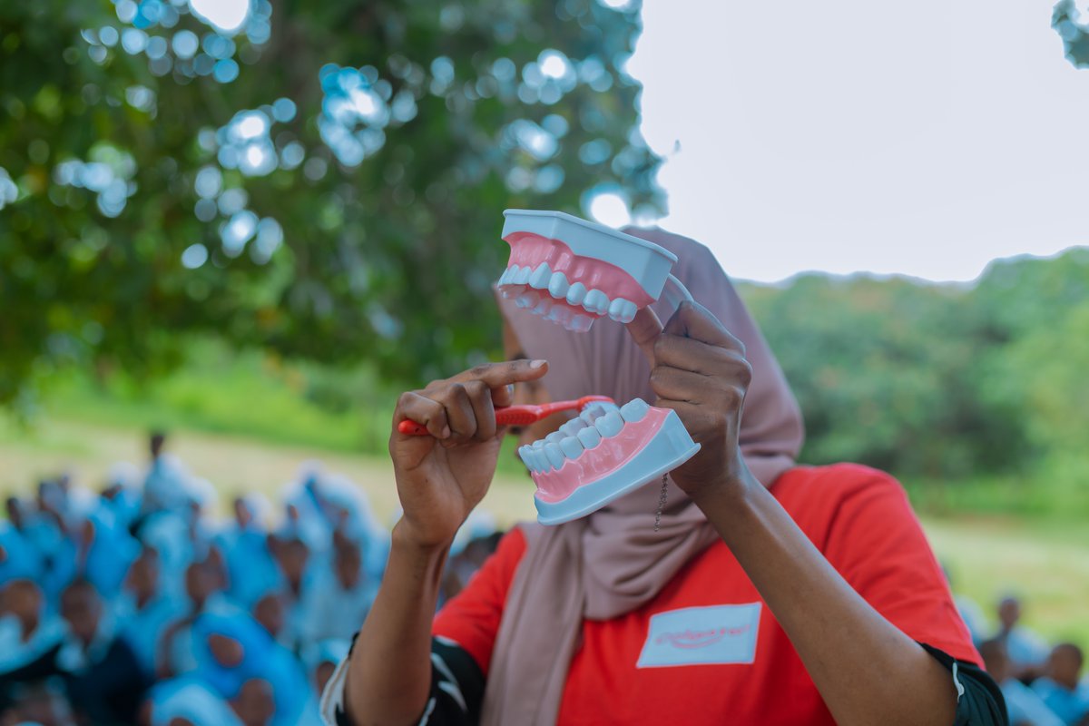 dental_tda's tweet photo. Spreading smiles in Pwani! This #worldoralhealthweek our team provided vital oral health education to students at Tomb Primary School. Brushing basics, healthy habits-building a foundation for a lifetime. of good oral health! #WOHD #Tanzania #oralHealtheducation https://t.co/9icS4j2nYz