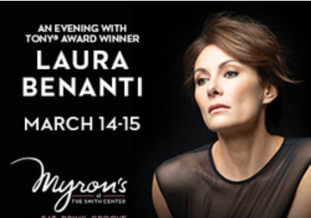 #Finally
#2NightsTheNight #2SeeAnd2Hear
#LauraBenanti 🎤
@ MYRON'S
@SmithCenterLV 
With
@billystritch
On 🎹
#CanHardlyWait
#STPisOffTheStrip
#LivingTheVidaBroadway
And
#LovingIt
Now
#OnWithTheShow