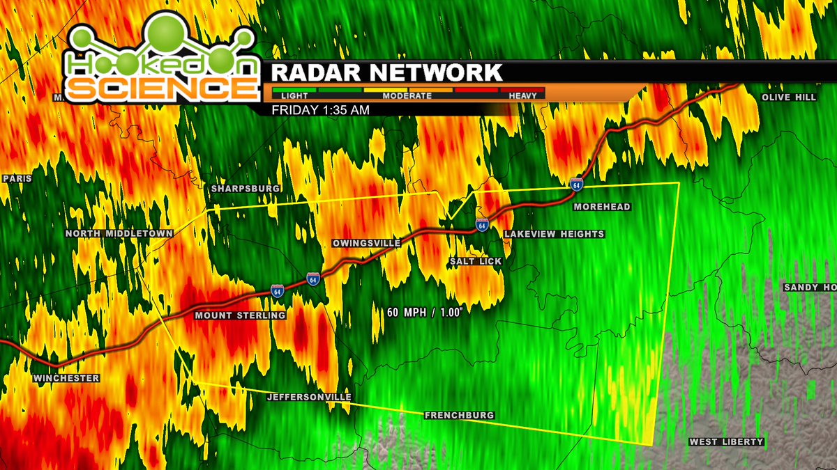 KYWeatherLab's tweet image. A Severe Thunderstorm Warning continues for #MountSterling, #Owingsville, and #Morehead. Expect wild wind and hail. 

#KY #KYWX