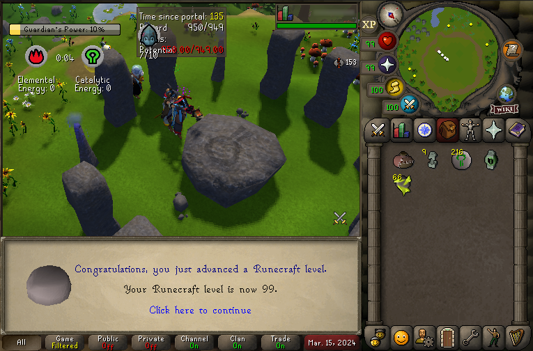 RoT_Sal's tweet photo. 99 Runecrafting 🪄 https://t.co/0svqQshfTZ