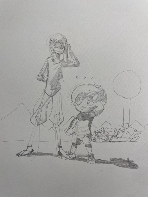 制作を再開してるんですが、身の回りに変化がありここ二週間くらい激バタバタして手が止まってました
ぼちぼち小手調べに短い漫画から投稿していきたいなーと思ってます!よろしくお願いします 