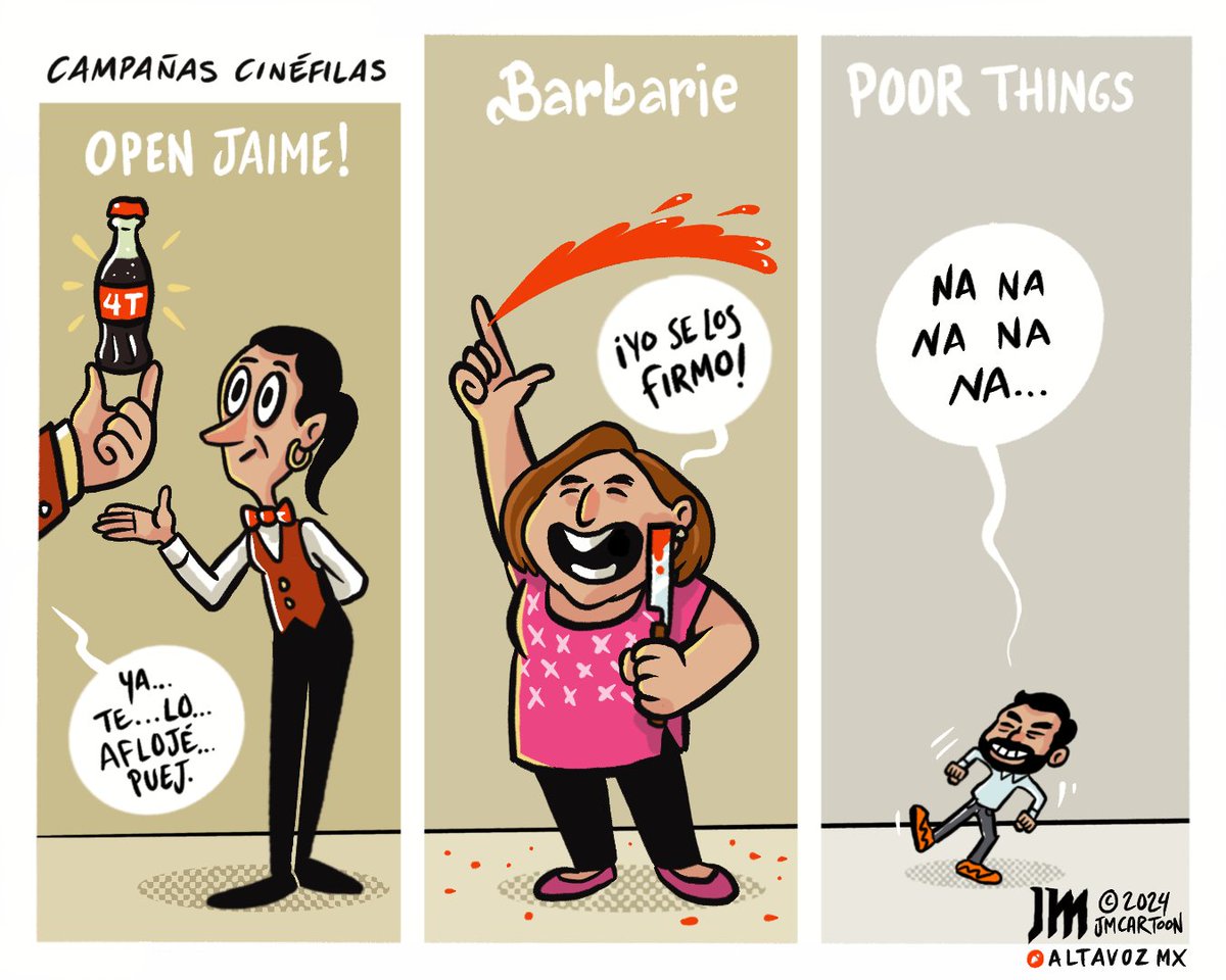 Esto es cine bro...
#ClaudiaSheinbaum #XochitlGalvezPresidenta #alvaresmaynez #Elecciones2024MX