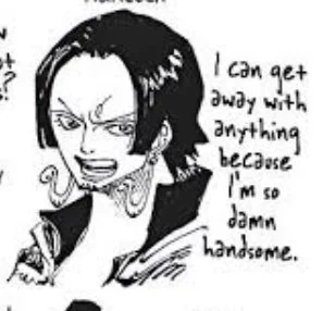 still wild to me that male version of boa hancock, the handsomest man ever, is literally just law 