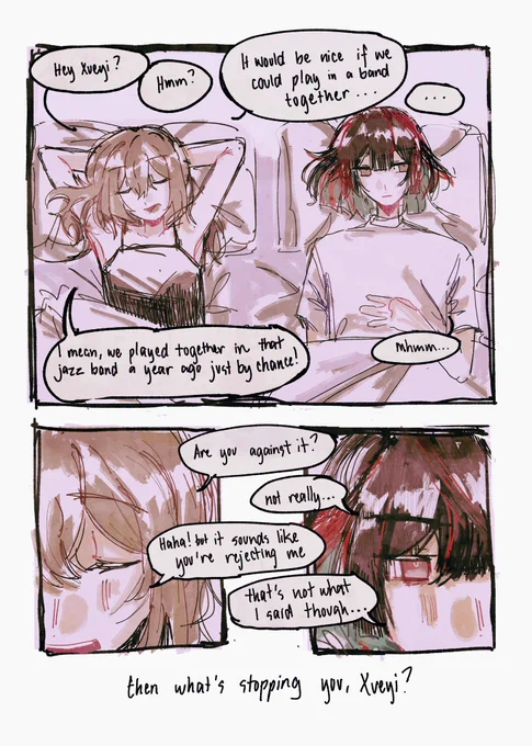 xueyi/qingque band au cont. + updated text
#honkaistarrail #xueyi #qingque 