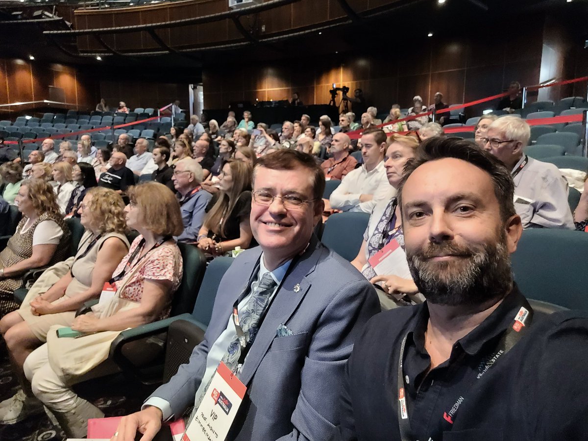 DavePellowe's tweet photo. Meeting great friends & colleagues again at the fantastic #TripleConference in #Albury. Heaps of great speakers & content over these 3 days.

Tune in via https://t.co/OU2lzgQDLB and support right thinking & #FreeSpeech with your ticket or donation so such things can keep happening.
🙏🏽🇦🇺

#Friedman #ChurchAndState #BigIdeas

@AugustoZimmerm5 @topherfield
@stephenchavura1 
@MRobertsQLD @JohnRuddick2 @senatorbabet @johnhumphreys99 @captaingrahamhood @kirraliesmith @monica_smit88 @garyjohns @nyunggai @Anthonywodillon

#ItsDaveNotDavid