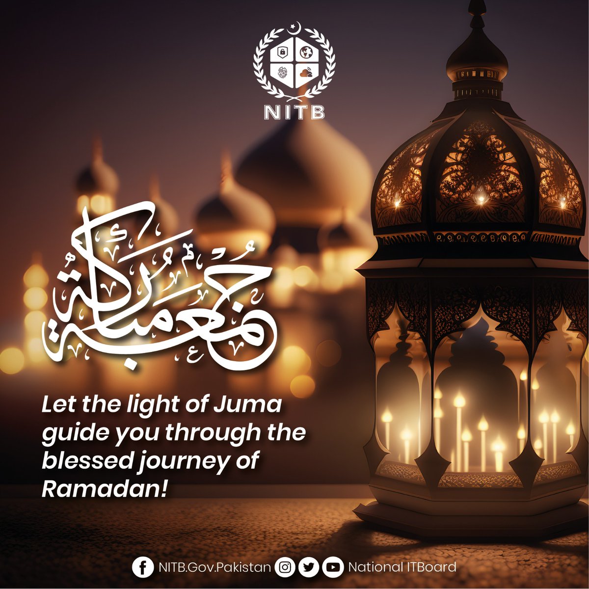 Blessings overflow as the sacred month of Ramadan dawns upon us. Jumma Mubarak to all! May this blessed Friday usher in a month filled with peace, reflection, and spiritual growth. #JummaMubarak #RamadanKareem #جمعة_مباركة #رمضان #رمضان_كريم #رمضان3_الدعاء_المستجاب