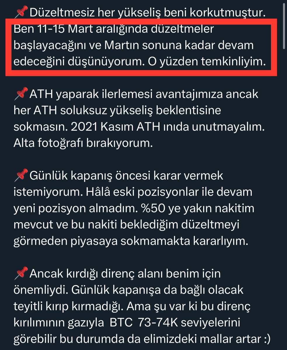 #Bitcoin 66700 ✔️

3 günce yazdık ✍🏻

Ne görüyorsak onu söylemeye devam 🎯

📌Etkileşim uğruna duymak istediklerinizi söyleyenlerden değilim diye çoğu kişinin hoşuna gitmiyorum.

Ama benim de sevenim var, can takipçilerim ❣️
Tebrikleri yorum ve beğenilere bırakabilirsiniz 😌🎯