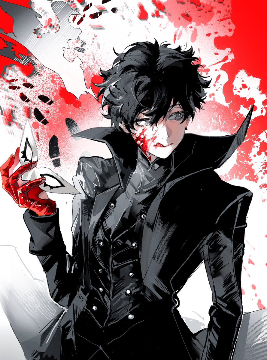 Anyiyang570161's tweet photo. 嗯~❤️
像餍足的猫
#Persona5 #P5Royal #p5 #雨宮蓮 https://t.co/9lhqcRO4Yj