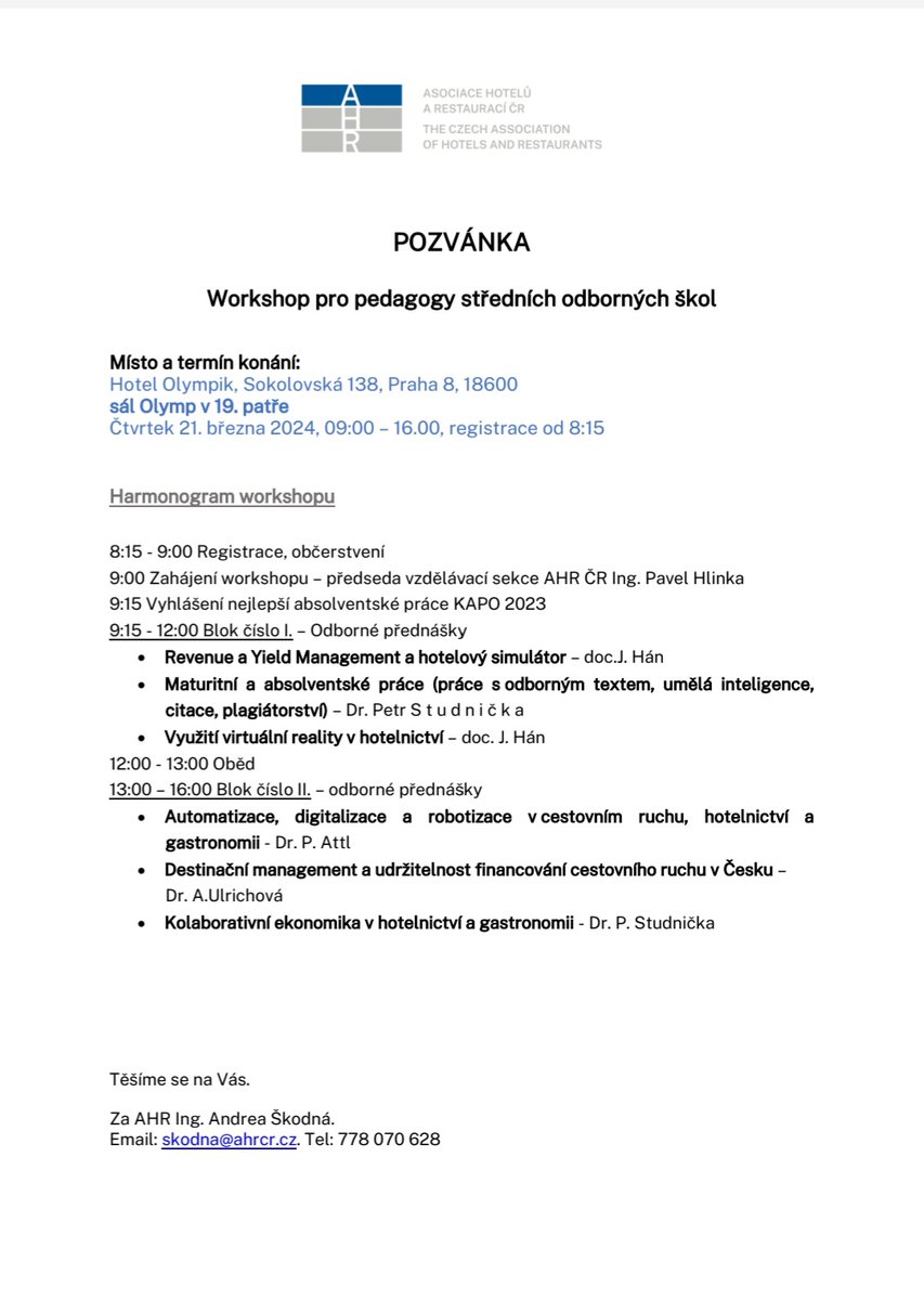 P_Studnicka's tweet photo. #Vzdělávání 👨🏫| Ve spolupráci s #AHR @Vaclav_Starek organizujeme za #UCP @PetricekM workshop pro učitele středních odborných škol v rámci kurzu #CŽV. Kapacita kurzu je zcela zaplněna. Děkujeme za zájem👏🏻!
#automatizace #digitalizace #robotizace #simulace #AI #RYM #KAPO #Airbnb https://t.co/6TDayoQocY